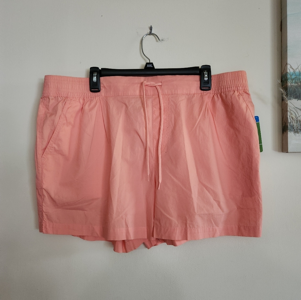 Columbia court shorts regular fit peach coral color XL NWT